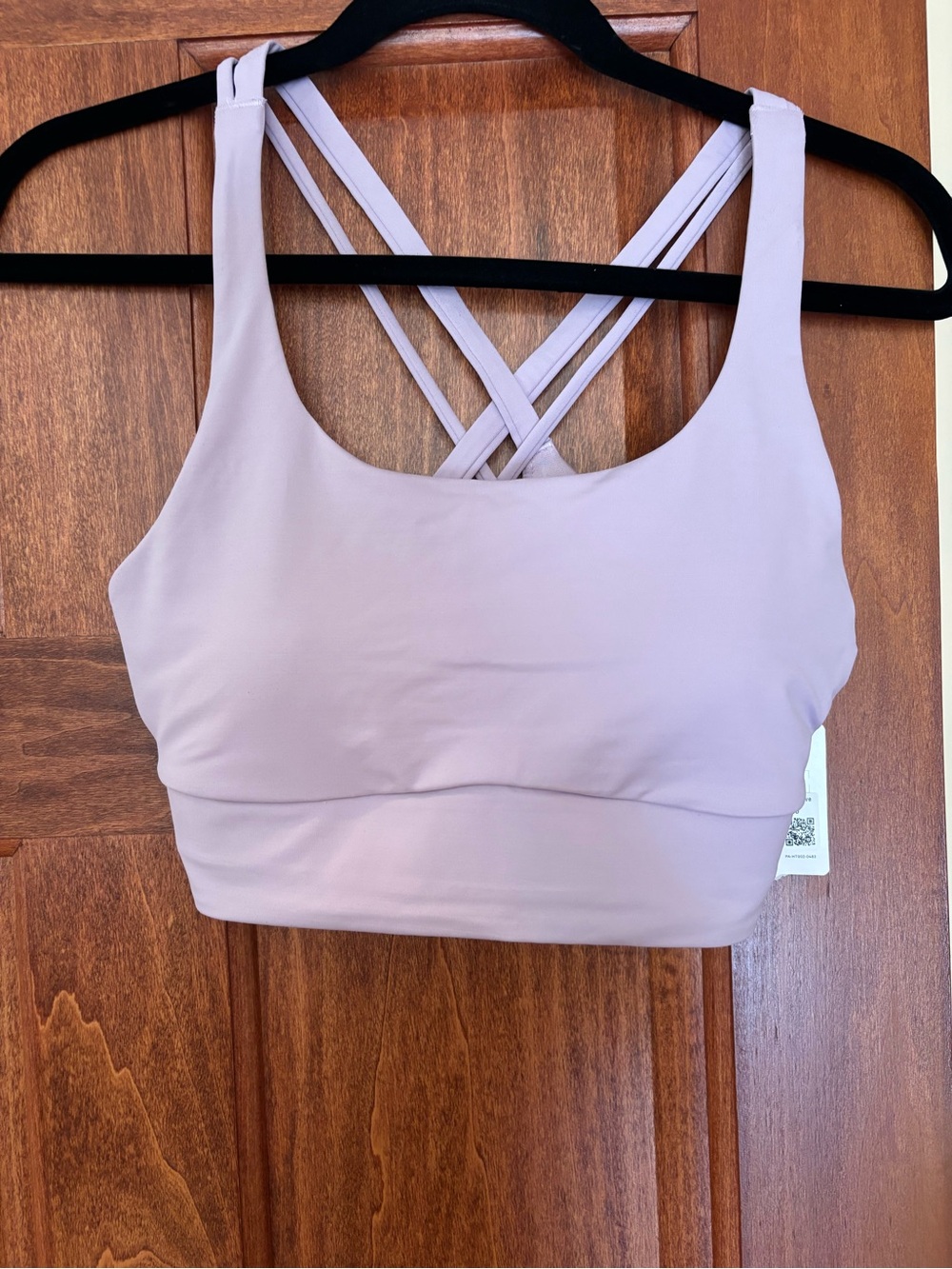 Lululemon Long Line Bra Evolve NWT Size M Lilac Play